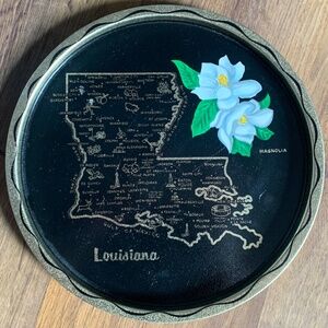 Vintage Louisiana Metal Tray
